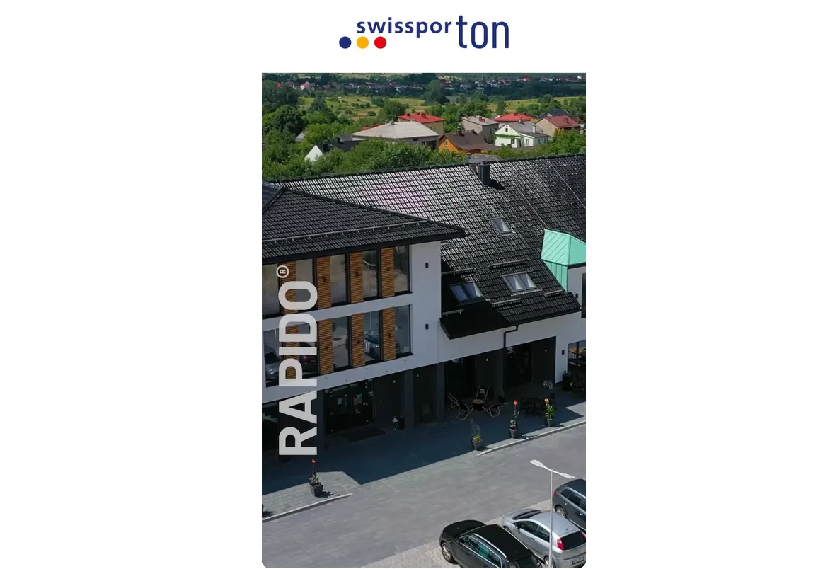 🔝 RAPIDO – Velký formát, klasický styl | swissporTON