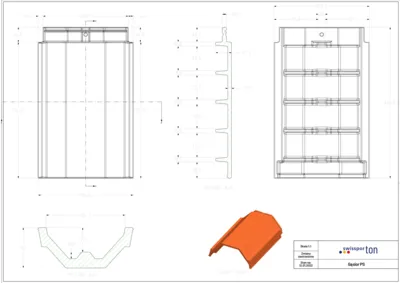 tech draw ridge tile PS