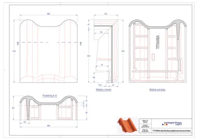 tech draw TITANIA shed roof verge tile left.zip