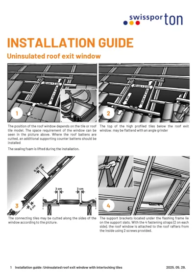 swissporTON_Installation_guide_Uninsulated_roof_exit_window_2025_EN.pdf