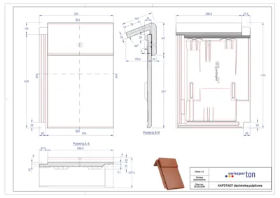 tech draw KAPSTADT shed roof tile.zip