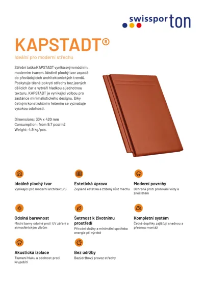 Produktová karta KAPSTADT