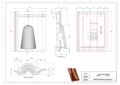 tech draw BREMA ventilating tile.zip