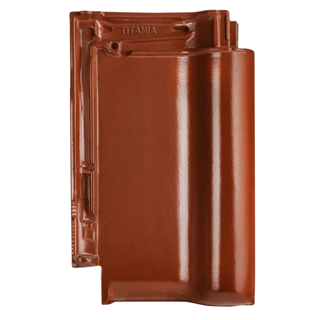 TITANIA basic tile copper red engobe enface product photo