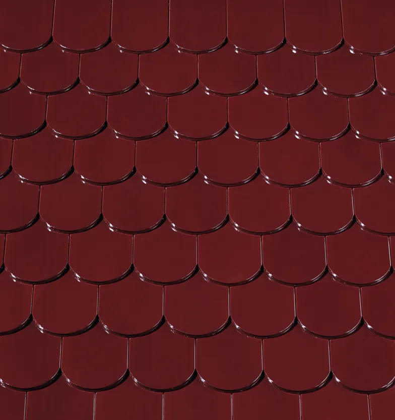 Vínově červená glazura